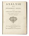 LHOSPITAL, G.  Analyse des Infiniment Petits. 1715 + VARIGNON. Éclaircissements sur lAnalyse des Infiniment Petits. 1725